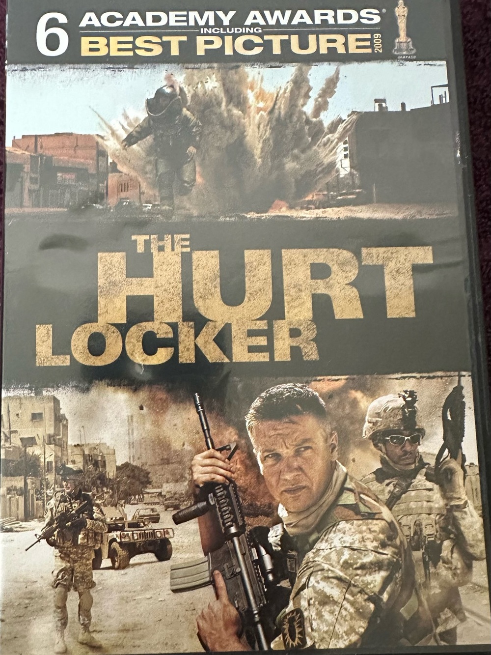 The Hurt Locker DVD rated R action drama thriller military 6 academy awards